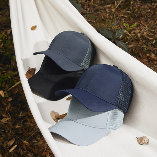 2024 Spring and Summer Water-Repellent Sun Hats Men's and Women's Visor Baseball Caps Quick-Drying Mesh Caps Fishing Sun Protection Hats