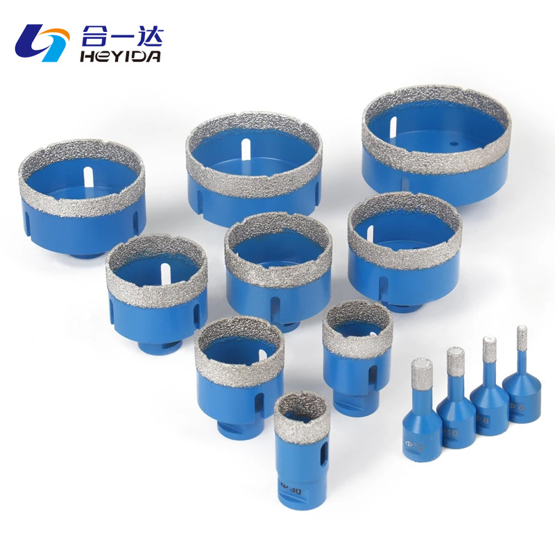 M14螺纹15mm砂高蓝钎焊开孔器干打金刚石瓷砖大理石岩板陶瓷玻璃