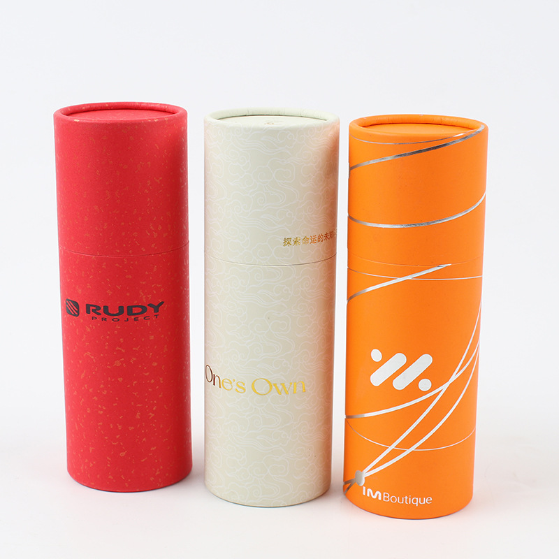 纸罐定 制牛皮纸茶叶罐红酒圆形筒海报包装盒艾灸纸筒烫金logo