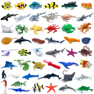 Твердая реалистичная пластиковая морская игрушка, 3 дюймов, 3-4-7см, осьминог