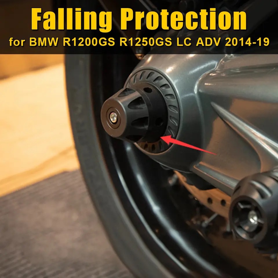 Suitable for Bmw Waterbird R1200Gs R1250Gs Adv Modified Transmission Shaft Anti-Fall Ball Rear Axle Protection Parts