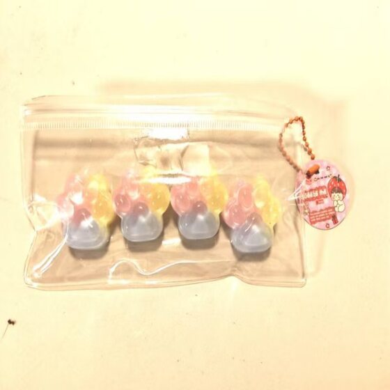 Multi-even small nose ga pinch music decompression toy bag hanging mud feel hamburger food play simulation blind box mini pendant