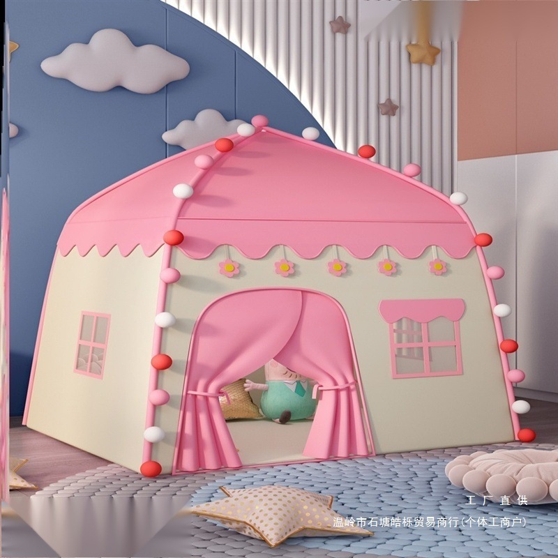 Nuevas tiendas de campaña para niños princesas interiores niñas caseras dormitorios juegos casa de bebés castillo casa pequeña cama cama separada