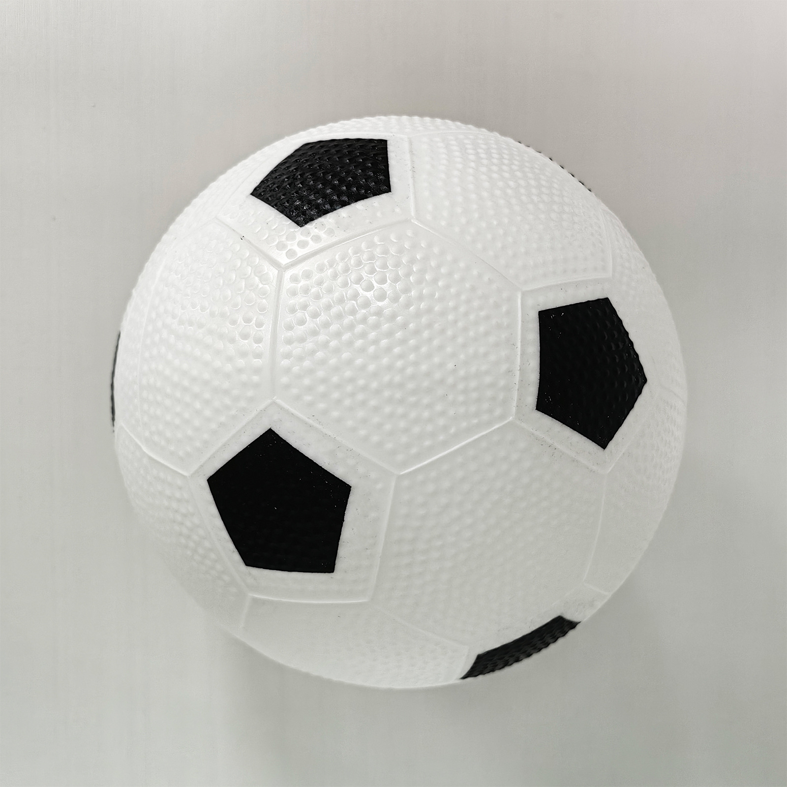 Fábrica directa de juguetes para niños arco iris / sandía / serie de fútbol de PVC para niños batería de pelota
