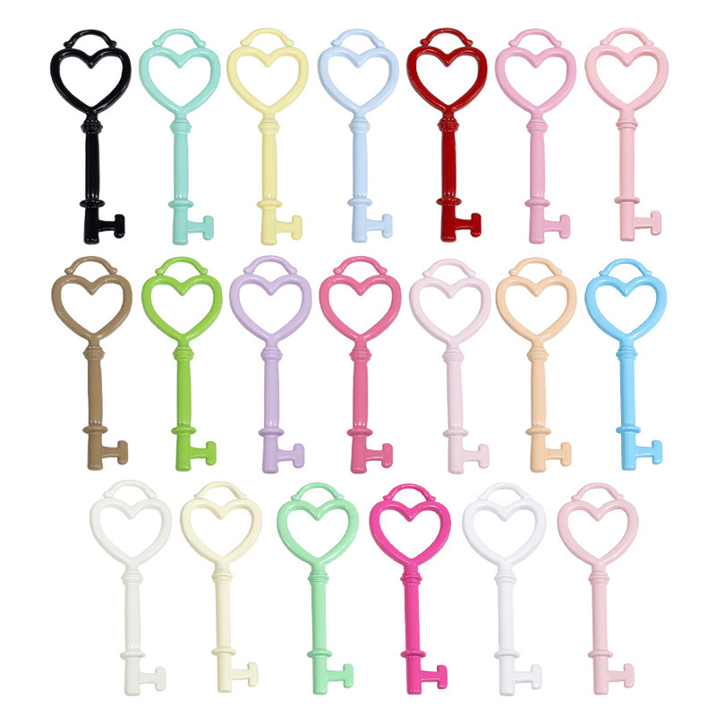 キーホルダーDIYハート型キーペンダント合金製ジュエリーネックレスイヤリングペンダント小物アクセサリー卸売|undefined