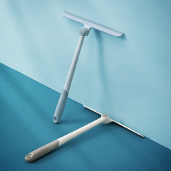 360°旋轉T型玻璃刮水器衛生間鏡子刮刀擦窗戶刷家用迷你擦窗器