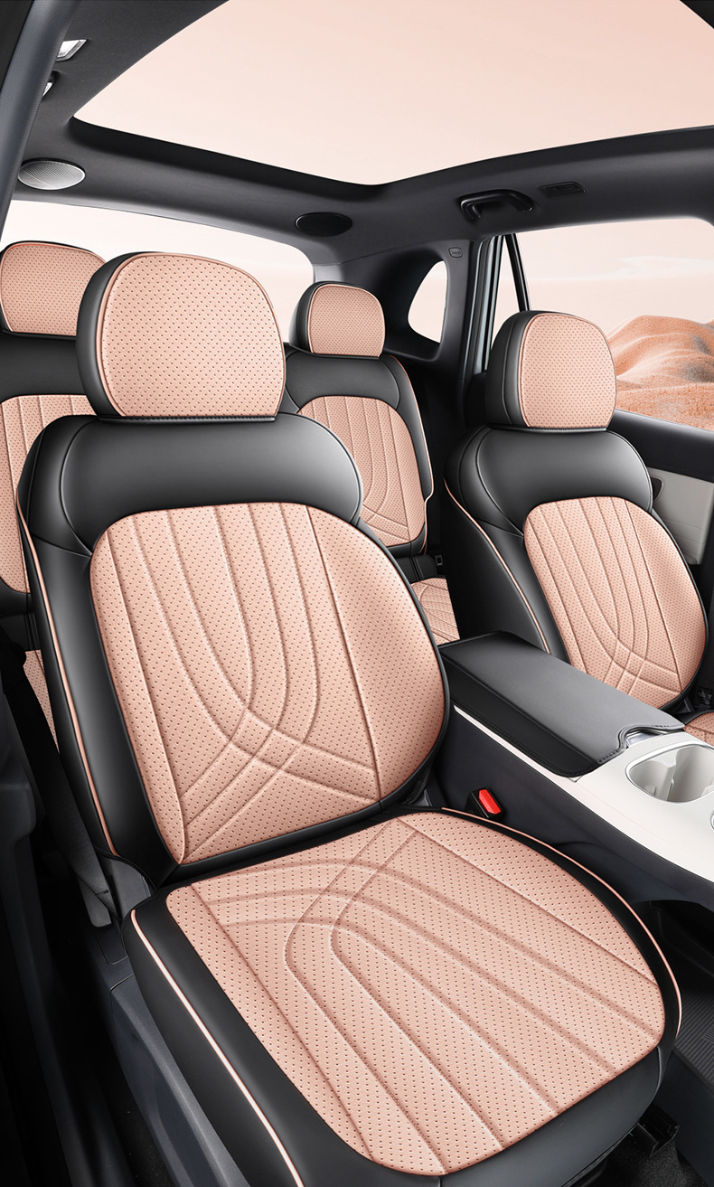 Suitable for Geely Starship 7 car seat covers, all-season tech fabric seat covers, Galaxy Starship 7 EM-i perforated seat covers