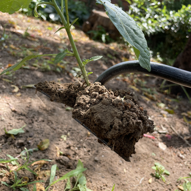 Venta directa de fábrica deshierbe artefacto jardinería flor azada Rake al por mayor multi-función de excavación de azada herramienta vegetal salvaje de doble propósito azada
