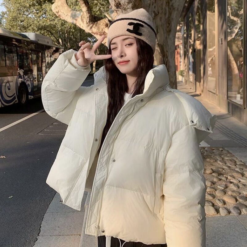 2025 Popular Off-Season Authentic down Jacket for Women, Trendy and Fashionable, Short Thickeneded Bread Jacket for Small People, Special Clearance