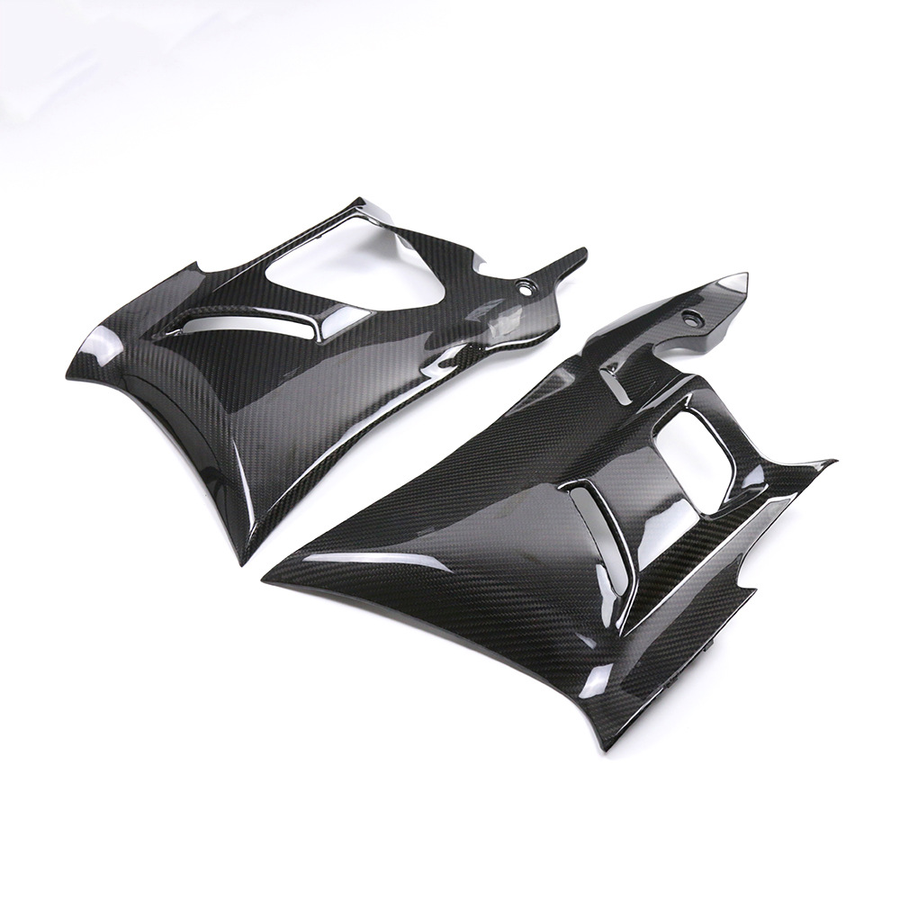 Suitable for new YAMAHA YAMAHA R3 lower spoiler carbon fiber shell motorcycle accessories lower large side plate