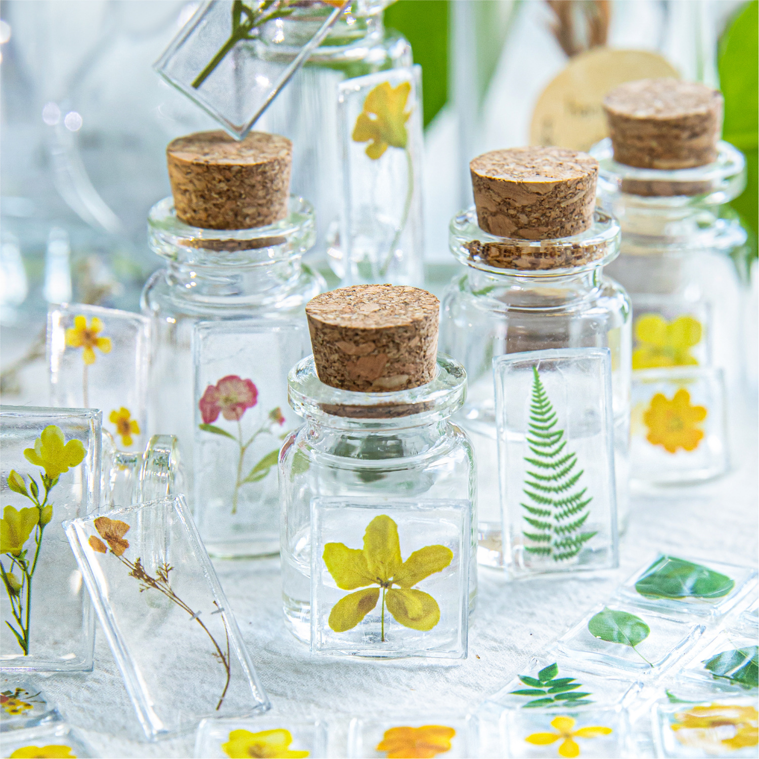 Pegatinas decorativas tridimensionales 3D acrílicas Mo Mo