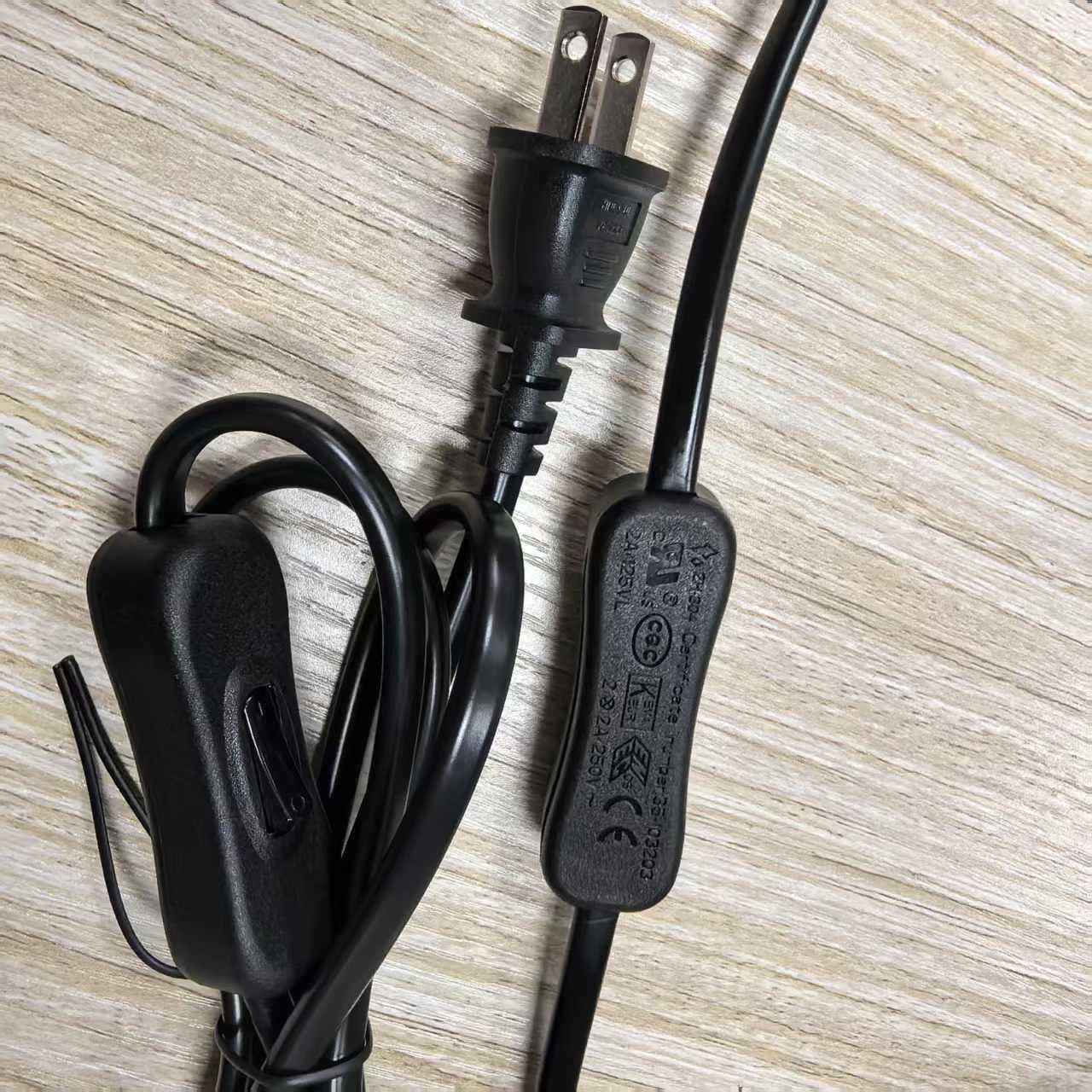 日规美规开关电源线304开关插头线303开关317开关线