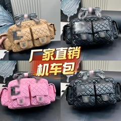 レトロ郵便差脇下バッグ2025新型大容量カジュアル菱格シングルショルダーバッグ213