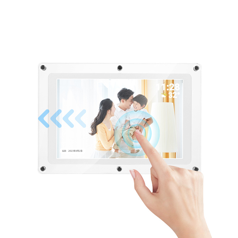 HD acrílico marco digital de fotos en línea arte electrónico álbum 10,1 pulgadas de gama alta de negocios regalo