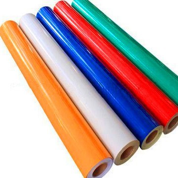 高强级蜂窝pet反光膜 红色egp工程级标牌荧光贴纸PVC黑色反光材料