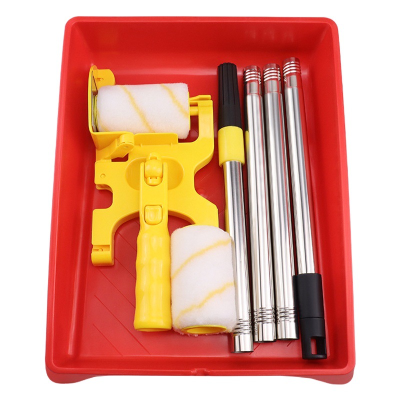 Cepillo de rodillo de corte transfronterizo pintura de látex separación de color cepillo de pintura pared techo pintura herramienta cepillo de pared artefacto