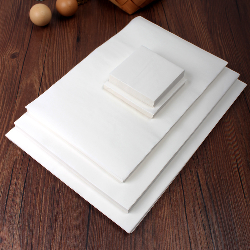 Papel a prueba de aceite Papel de hamburguesas Papel bandeja de aceite Papel de pan Papel para hornear Papel de almohadilla de pizza Papel de freidora de aire