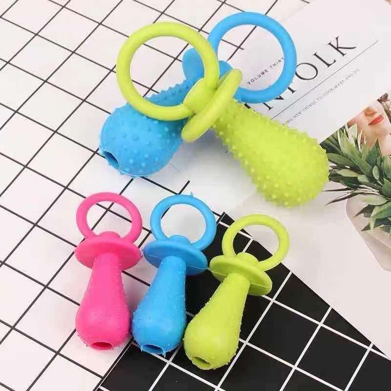 Juguete para mordedura de mascota TPR caucho molar juguete resistente a la mordedura perro Bell gran tamaño pequeño pezón suministros para mascotas image 6