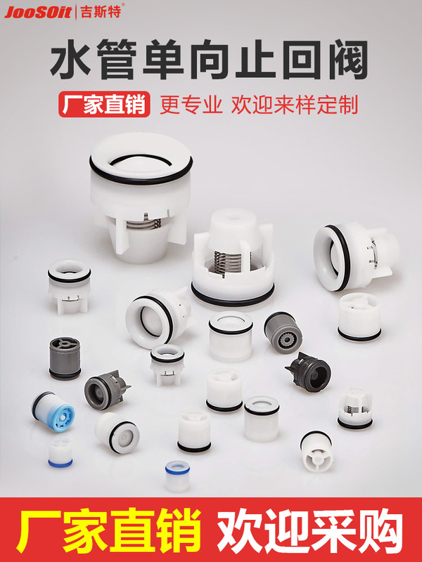 Plastic Internal Plug Check Valve Core One-Way Valve Core Plastic Check Valve Core Embedded Spring Check Valve Dn10