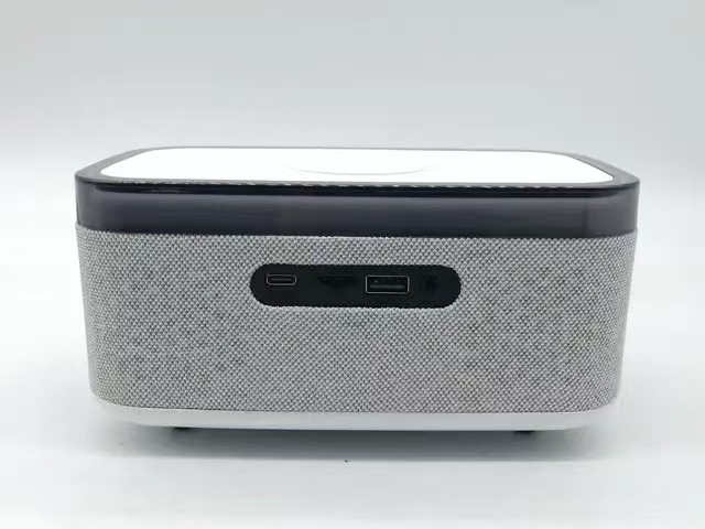 Ruido blanco altavoces Bluetooth cargar inalámbrico reloj digital reloj despertador 3 en 1 carga luz de atmósfera sonido 5.3 música