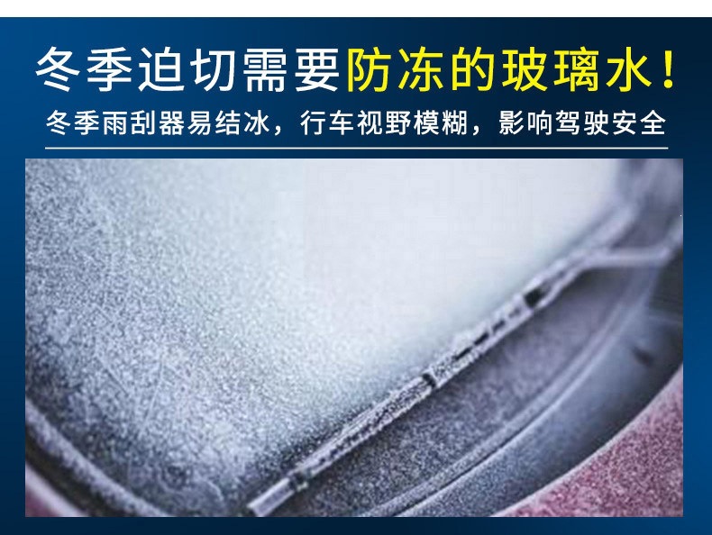 Dreamcar Antifreeze Type Car Glass Cleaner for Winter, Effective in Temperatures Below -40°C, Removes Oil Film, 12 Barrels Wholesale Car Wiper Fluid