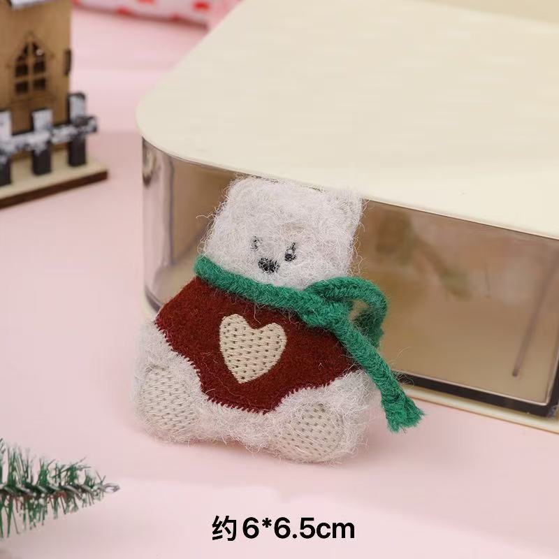 Navidad muñeco de nieve coreano pan de jengibre hombre Papá Noel botas muletas árbol de Navidad cajas de regalo regalos accesorios de decoración
