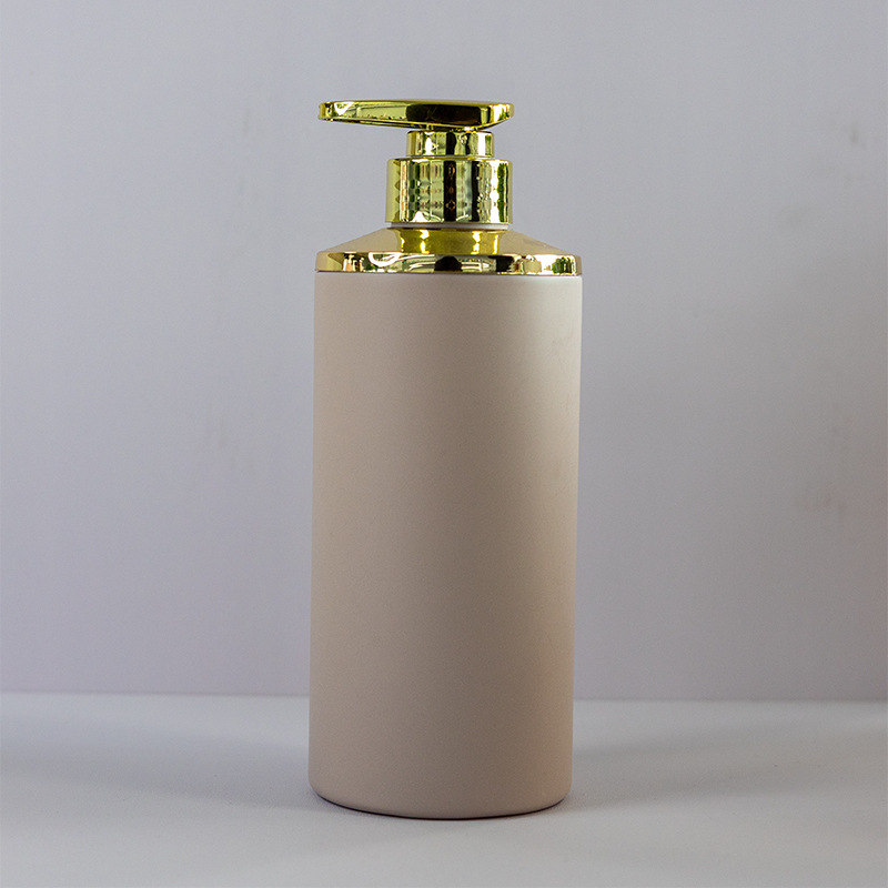 现货500 750ml瓶子塑料沐浴露洗发水护发素瓶pet材质包装按压瓶