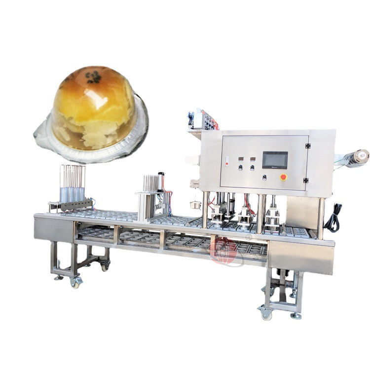 蛋黄酥封口机 蛋黄酥甜点三角三明治蛋糕自动包装机