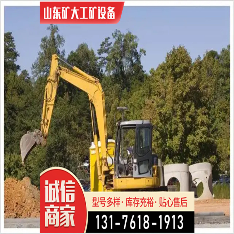 小型轮式挖掘机建筑施工破拆绿化轮胎式挖机40W轮式多用挖土机挖