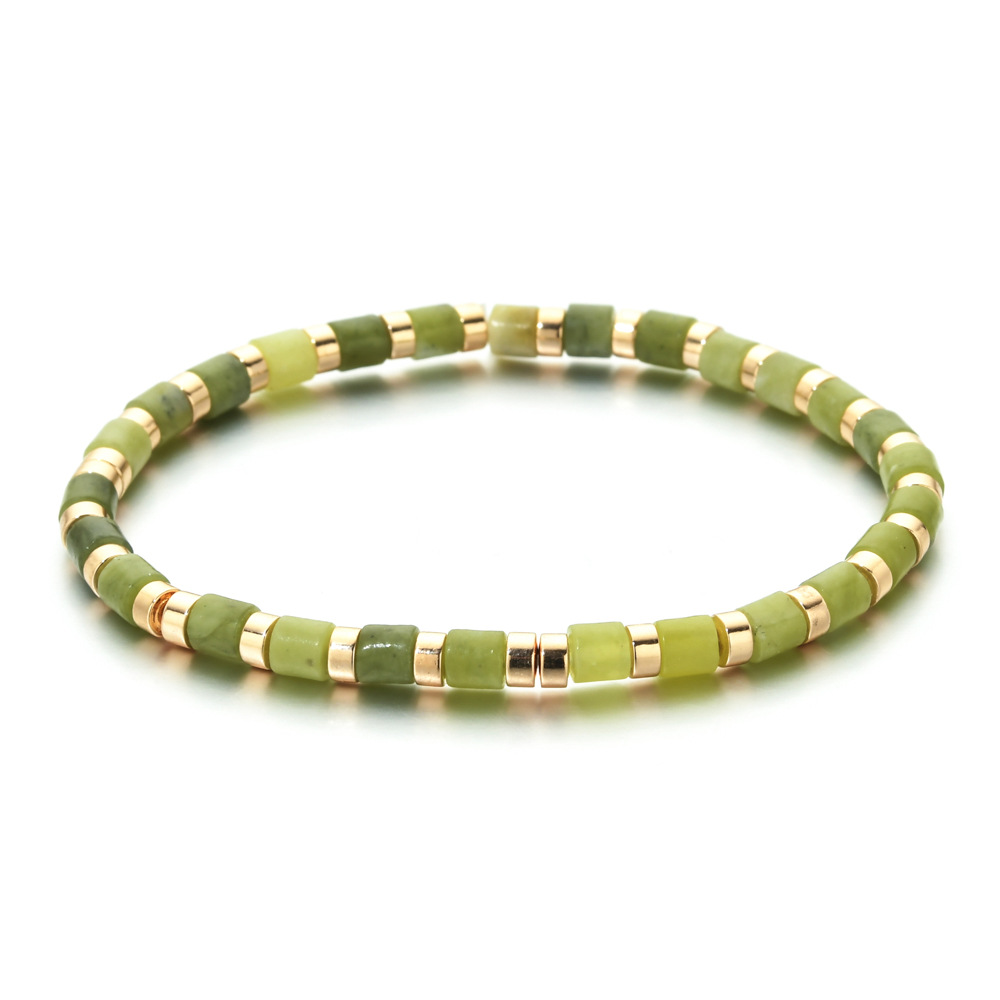 10g Weight Bracelets Classification Natural Stone Chain Material Beaded Chain Chain Type 1 Piece Quantity Daily Occasion natural stone, Agate Material Geometric Pattern All Seasons Season Women's Gender Ethnic Style Style Ethnic Style Geometric Natural Stone Agate Beaded Chain Bracelets In Bulk 19