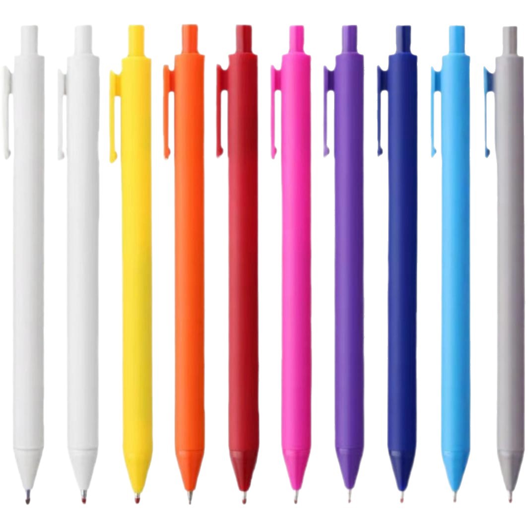 Presione bolígrafo publicitario de color caramelo bolígrafo neutro bolígrafo de firma bolígrafo de carbono bolígrafo de color macarón publicidad mayorista