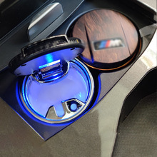 车载烟灰缸创意多功能带盖陶瓷胆男车内个性潮流汽车用品实用大全