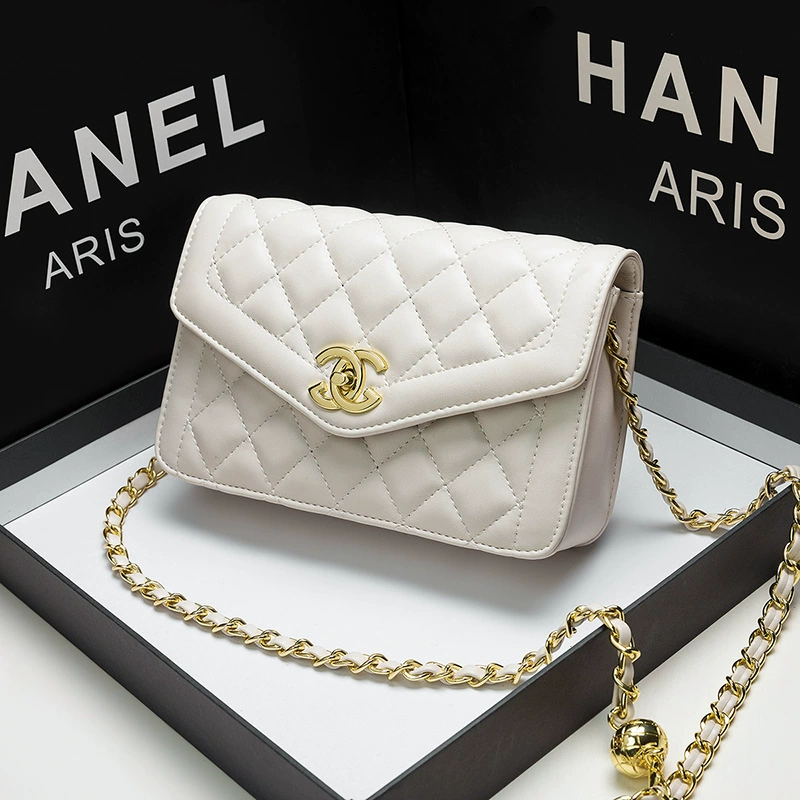 Маленькая сумка, цепочка, летняя сумка на одно плечо, стиль Chanel, сумка с цепочкой