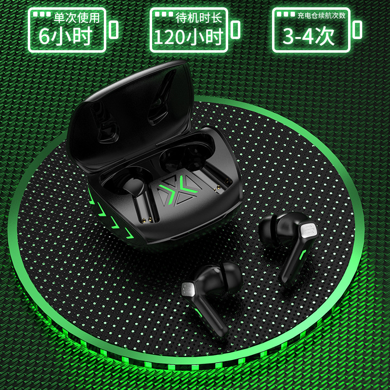 Ghadshi Y1 e-sports juego de auriculares bluetooth retardo cero ENC de doble cubierta de reducción de ruido de llamadas auriculares inalámbricos transfronterizos