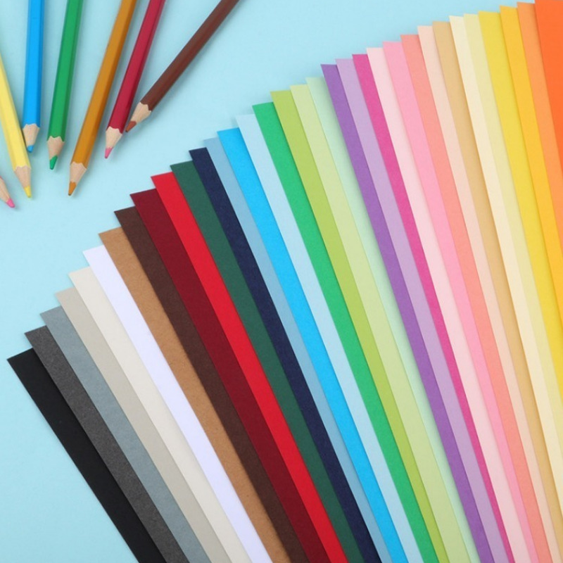 30 cartón de color 180g 4K cartón de color engrosado 8K cartón duro A4 jardín de infantes papel de pintura DIY