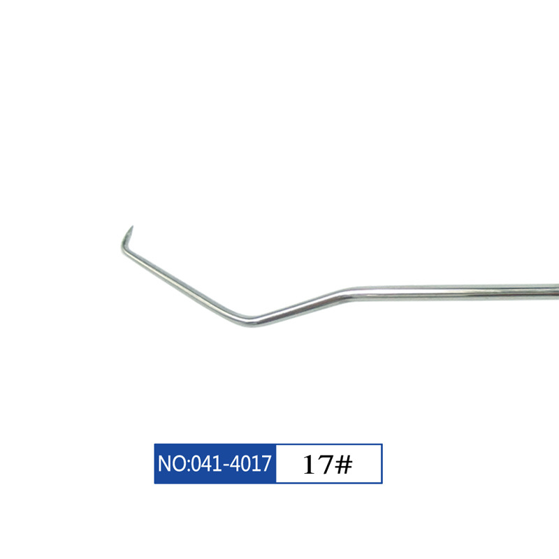 Sonda dental Star Tooth weirong aguja dental de acero inoxidable sin recubrimiento aguja dental limpia sonda dental palillos de dientes orales de un solo y doble cabeza