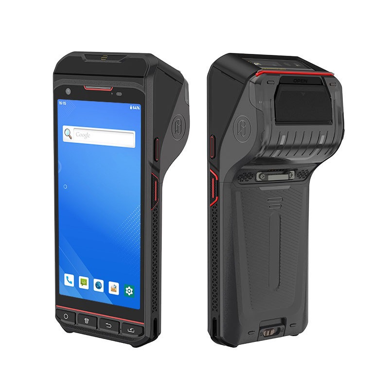 Портативный терминал NF5503 PDA с термопринтером, с наклейками, печать штрихкодов, сканирование QR-кодов, поддерживает вторичную разработку