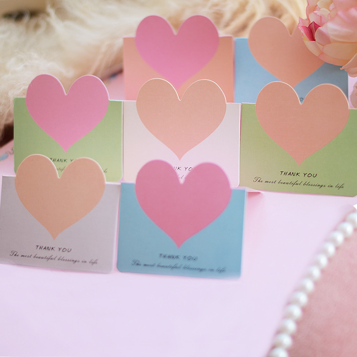 Simple Heart Festive Paper Printed Card display picture 4