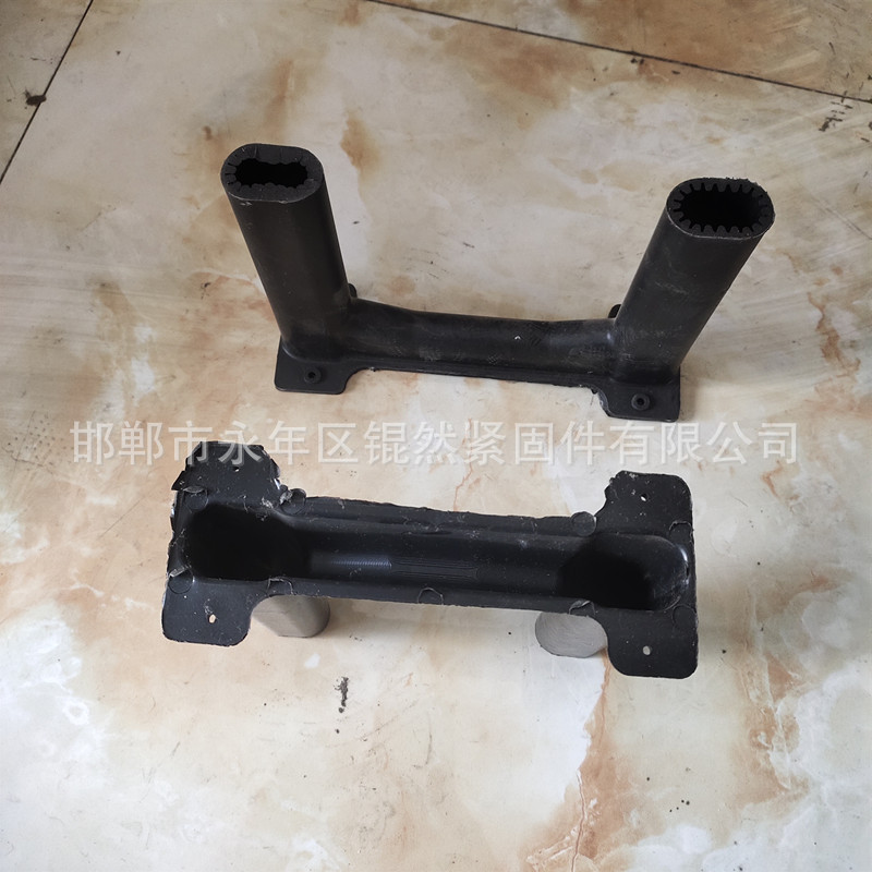 U型丝保护套隔塑料隔离套120预埋件隔离件工字钢U型环套底座