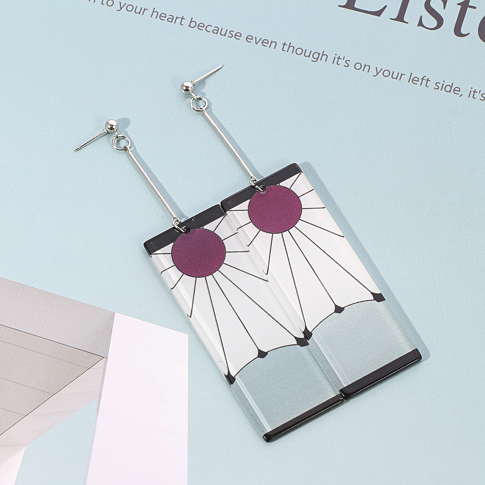Drop Earrings Classification 1 Pair Quantity 1 Pair Fashion Cartoon Plating Arylic Drop Earrings