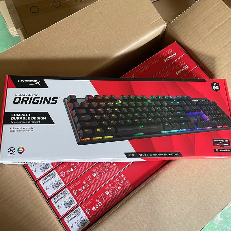 HyperX Alloy Origins extremely unknown origin 104 key game mechanical keyboard RGB magic lights HyperX Alloy Origins extremely unknown origin 104 key game mechanical keyboard RGB magic lights
