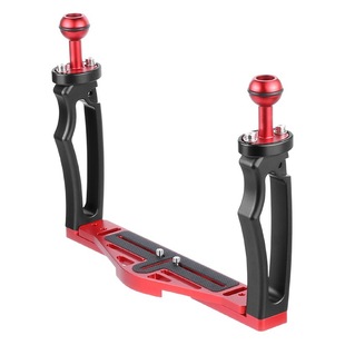 Suitable for GOPRO9 camera SLR mini single diving photography bracket double handheld adjustable tray ball head bracket