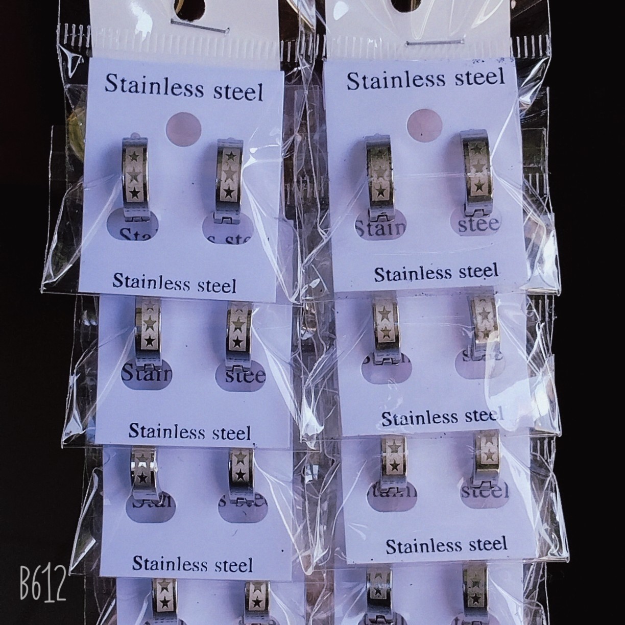 Stainless steel, white