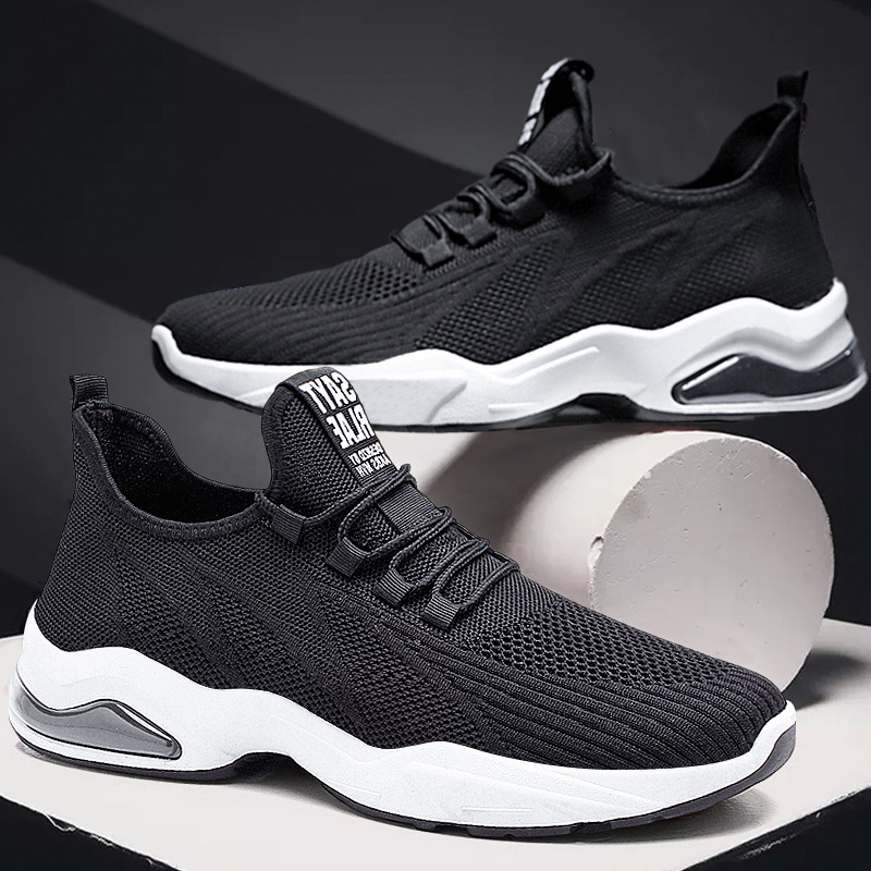 Zapatos de los hombres de la primavera 2024 nuevos zapatos de los hombres de comercio exterior zapatos de moda solo estudiante masculino cojín de aire de la zapatilla de deporte masculina