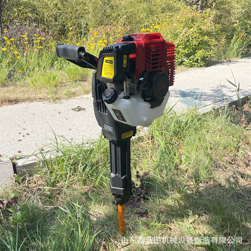 便携式汽油镐铲多用途挖树机 汽油动力岩石破碎冻土开沟油镐