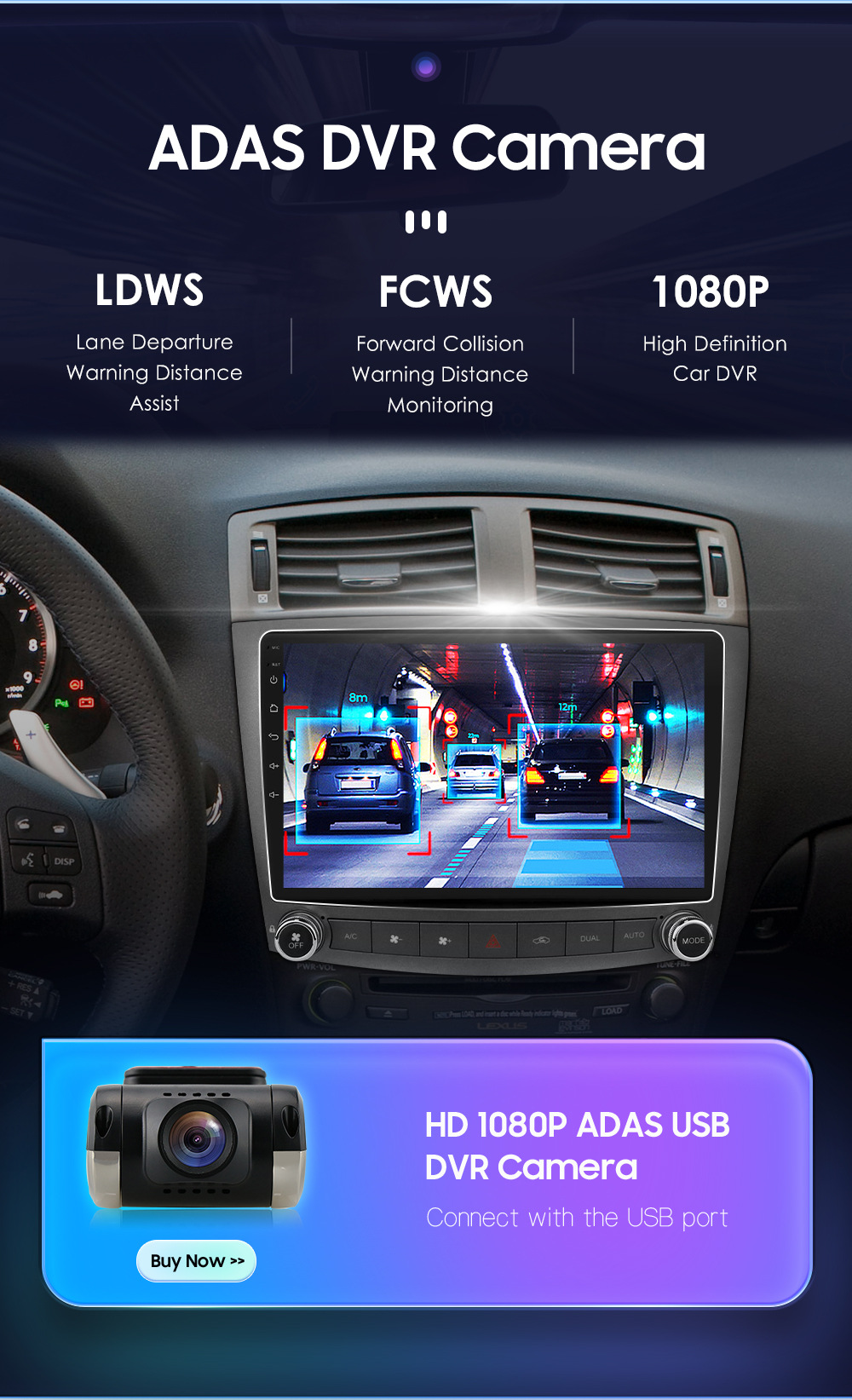 Cross-border Android navigation is suitable for 06-12 Lexus IS250 central control large screen car navigation all-in-one