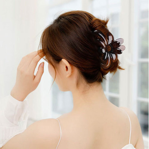 Clamping Clip Hairpin Korean Hairpin Hair Accessories Simple Hairpin Large Durable Clip Hairpin Adult Hair Flower Hair Accessory for Women