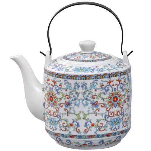 High temperature resistant ceramic teapot with filter cold water kettle Chinese household teapot large capacity hotel tea making single pot
