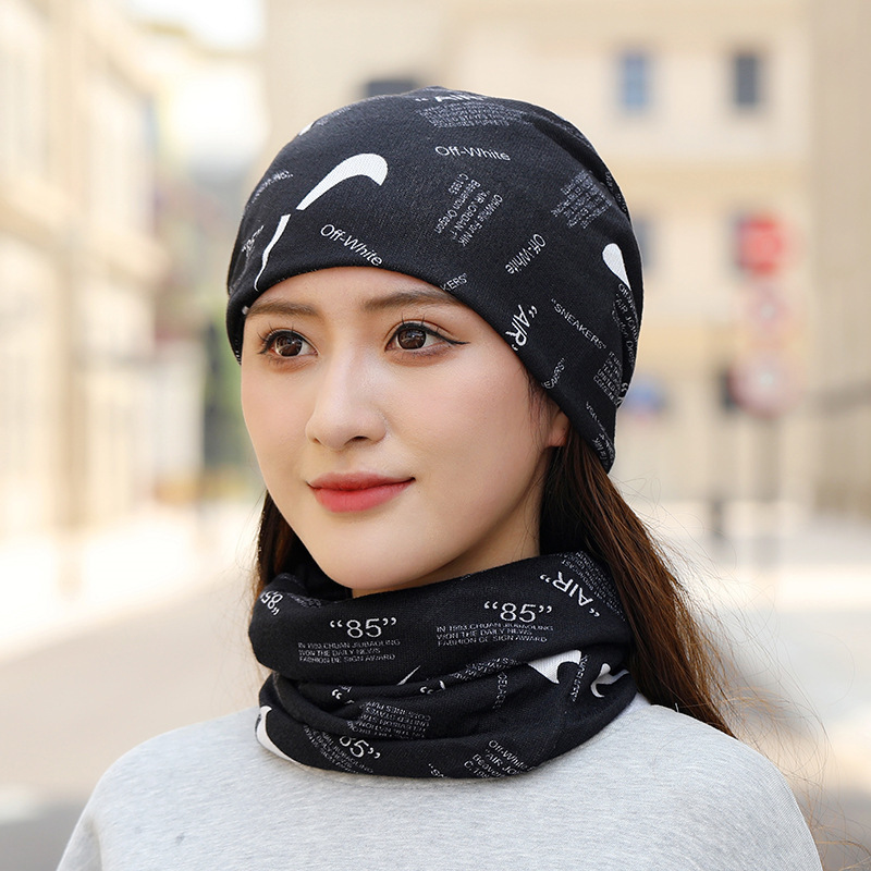 防寒保温百変マフラーの頭と秋冬の山の帽子はカシミヤの二重の多機能の頭巾の男女のねじれの帽子をまねます。|undefined