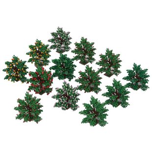 Building Blocks Cross-Border Moc-102236 1/40 Fruit Tree Train Scene 4431 Particle Number Toys Gifts